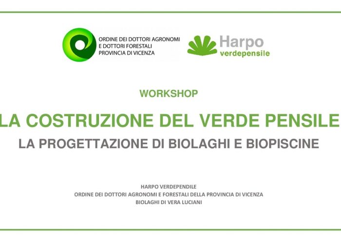 WORKSHOP  Verde Pensile  –  Vicenza 29 novembre 2019