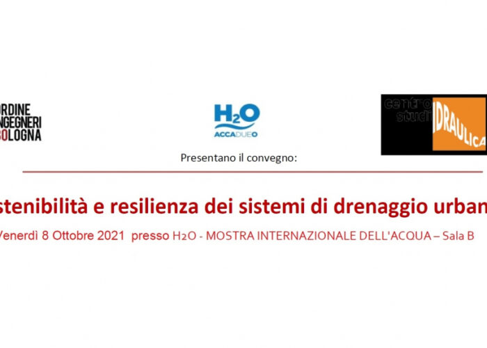 SOSTENIBILITÀ E RESILIENZA DEI SISTEMI DI DRENAGGIO URBANO