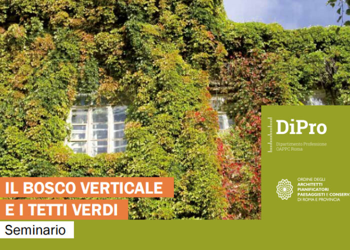 SEMINARIO: il bosco verticale e i tetti verdi