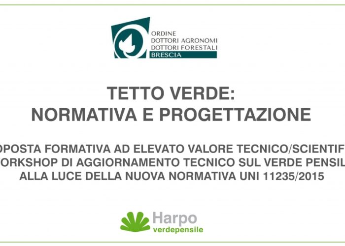 SEMINARIO | Agronomi Forestali – Brescia, 21/11/18