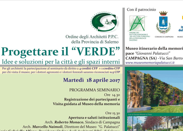 CONVEGNO: progettare il VERDE