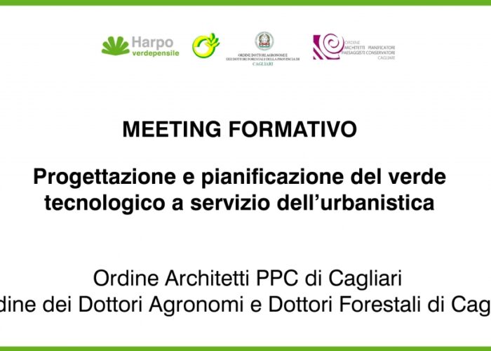 SEMINARIO | Architetti Agronomi Forestali – Cagliari, 26/10/18