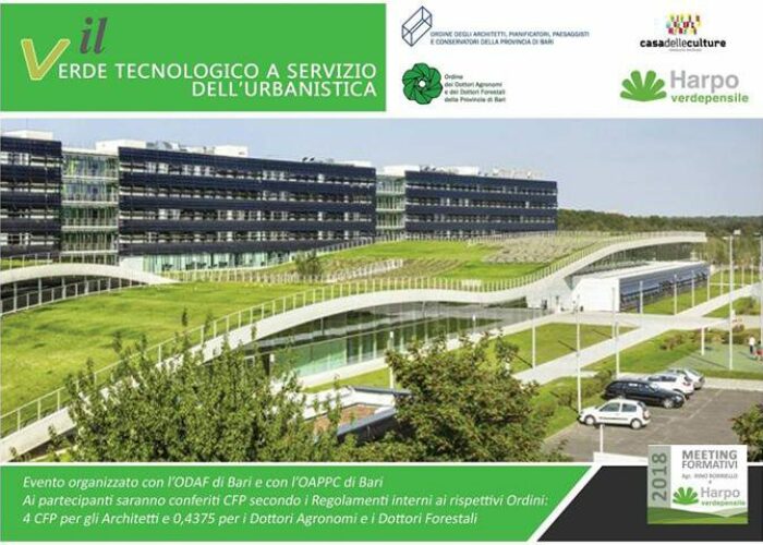 SEMINARIO | Architetti Agronomi Forestali – Bari, 21/11/18