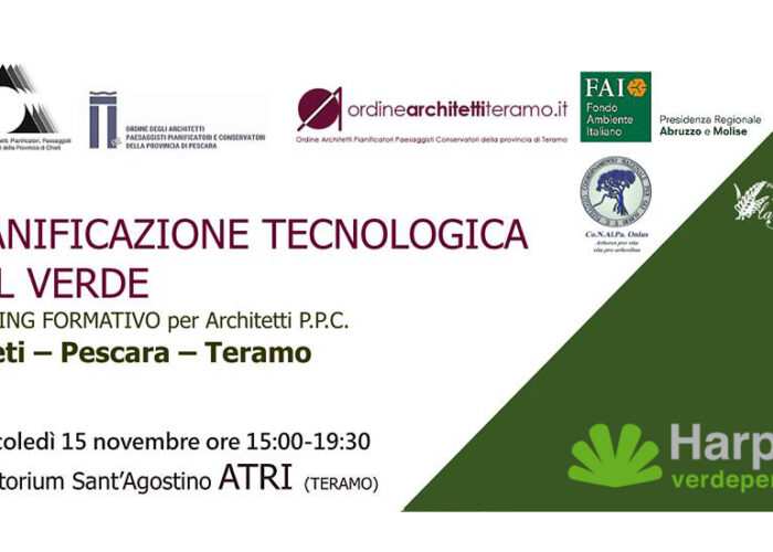 CONVEGNO: Pianificazione tecnologica del verde