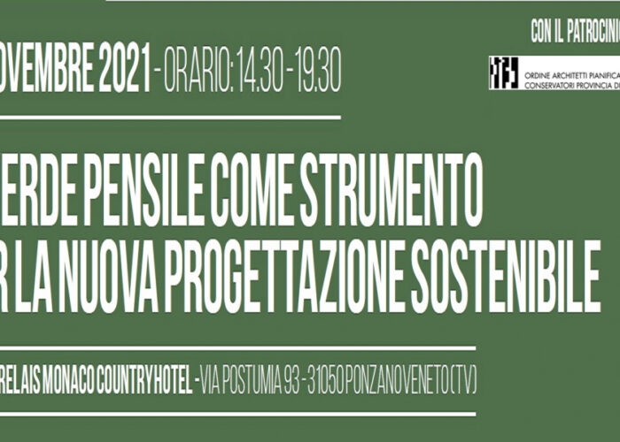 Il verde pensile per la progettazione sostenibile