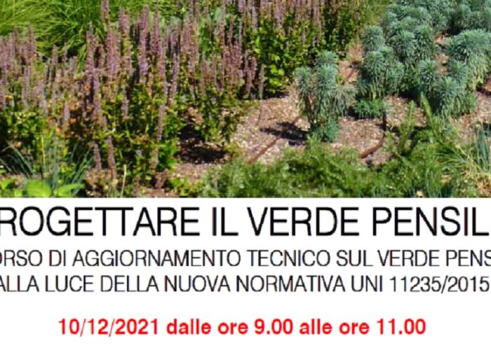 PROGETTARE IL VERDE PENSILE