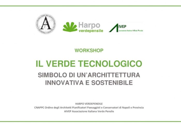 WORKSHOP  Verde Pensile  –  Napoli 14 gennaio 2020